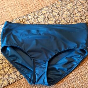Lands' End Teal Swimwear Bottom